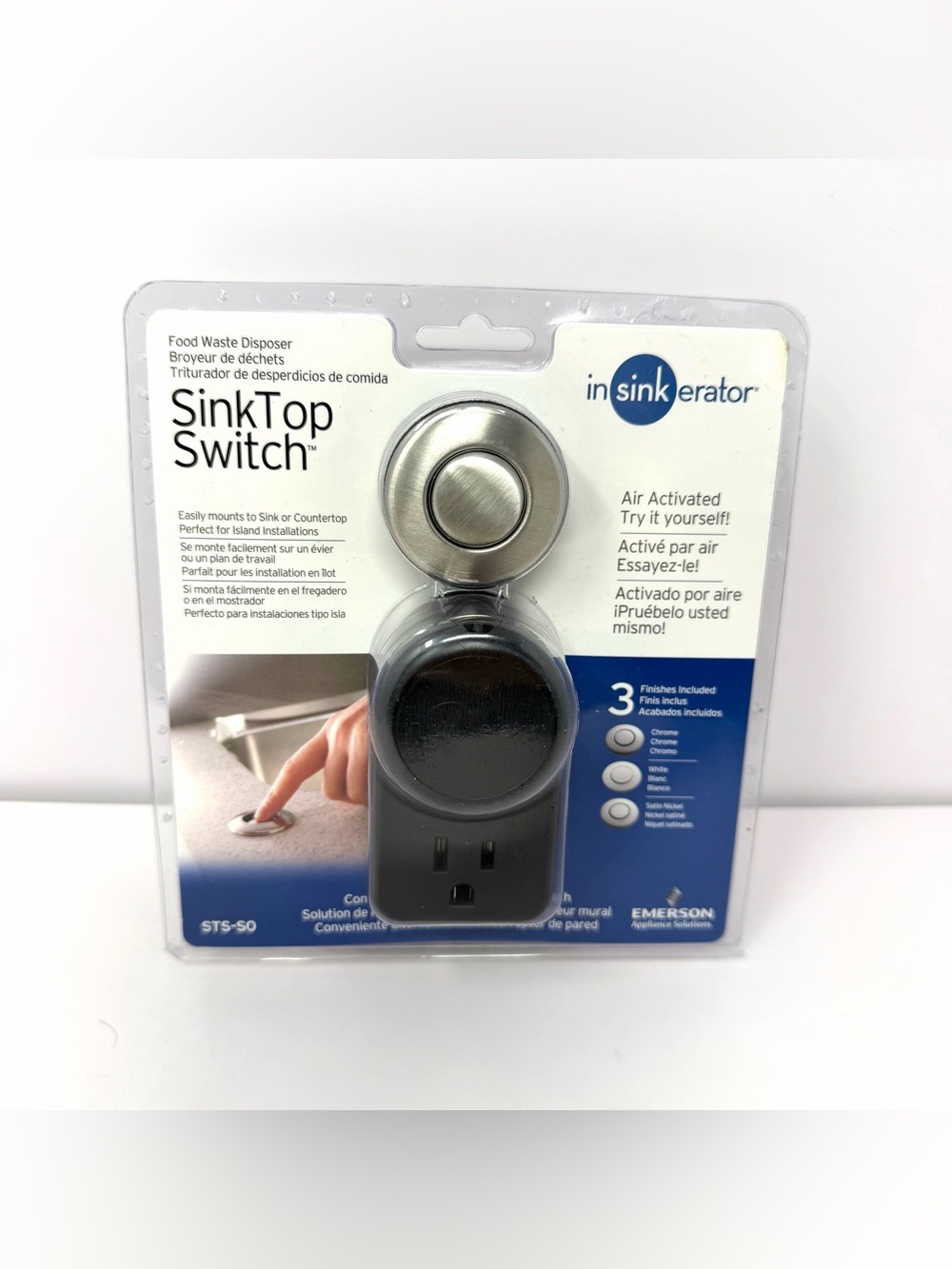 InSinkErator SinkTop Garbage Disposal Switch STS-SO Air Activated Brand New NIB
